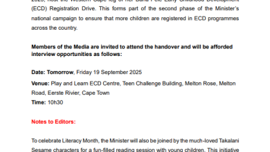 Minister hosts Bana Pele ECD registration clinics in Western Cape