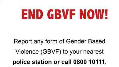 South african government urges action against gender-based violence